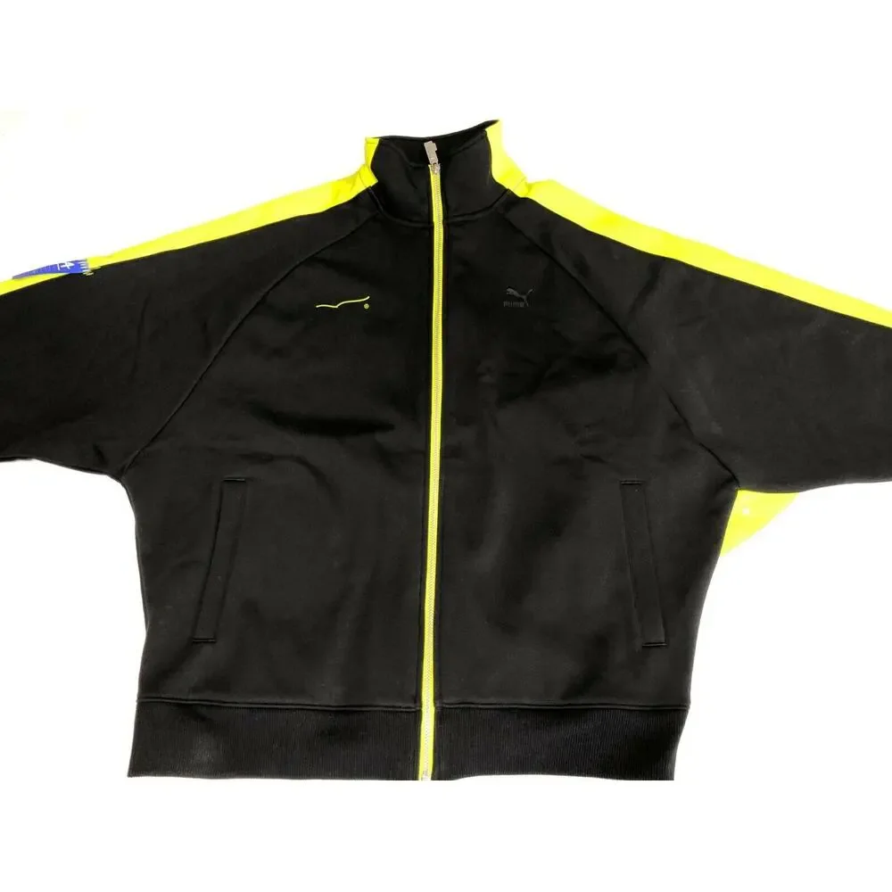 Puma x Ader T7 Men's Track Jacket Pant 95533 01Black/Neon Size M NWT